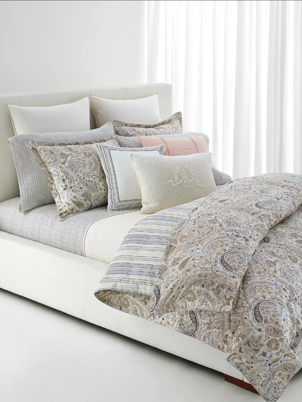 Lauren Ralph Lauren Estella King Sheet & Pillowcases 6 Pc Set